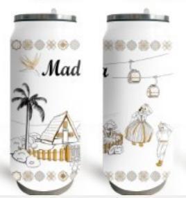 Garrafa Inox 500 Ml Madeira