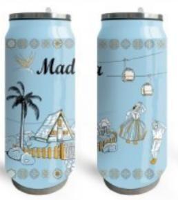 Garrafa Inox 500 Ml Madeira