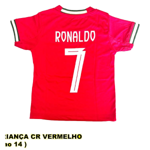 T-SHIRT ADULTO VERMELHA CR