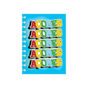 BLOCO NOTAS A6 C/ ARGOLAS