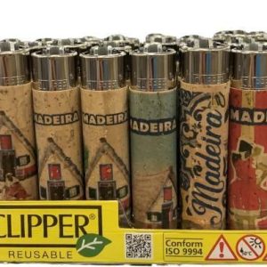 Isqueiro Clipper Cortiça Madeira