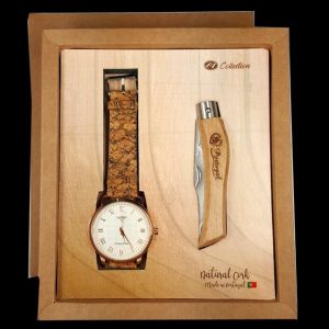 Canivete + Relogio Conj. Navalha Trasmontana + Bolsa