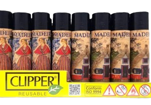 Isqueiro Clipper Cortiça Madeira