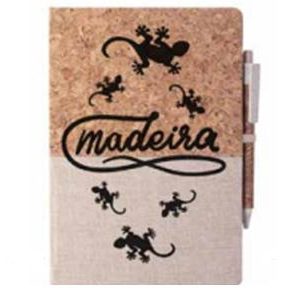 Bloco Notas A5 Cortiça