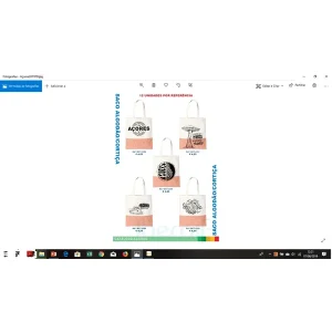 SACOS ALGODÃO C/ CORTIÇA