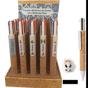 Exp 30 Caneta 4 Cores Madeira