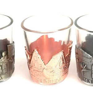 Copos Vidro Madeira