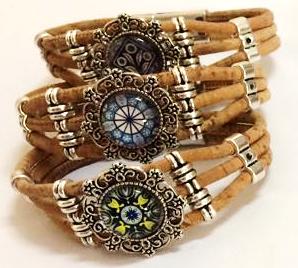 Pulseiras Azulejo 3 Fio