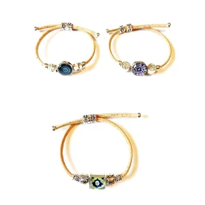 PULSEIRAS AZULEJO 1 FIO QUAD/RED