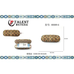 Caixa Óculos Azulejos Cortiça