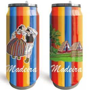 Garrafa Inox 500 Ml Madeira